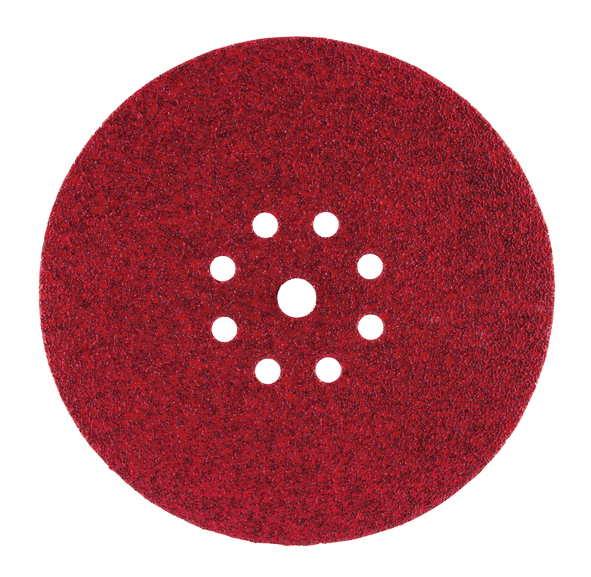 Schuurschijf 225 mm red velcro Schuurschijf 225 mm red velcro