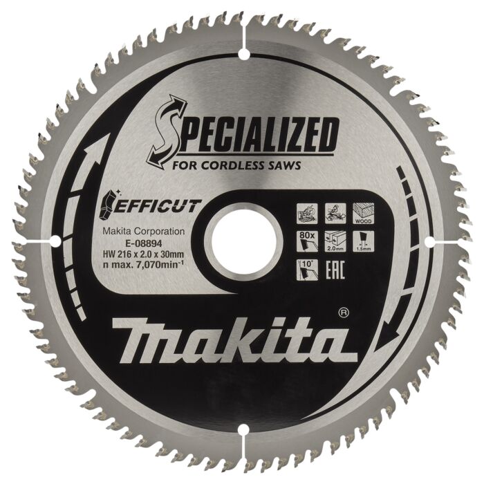 Makita E-08894 Afkortzaagblad Hout

