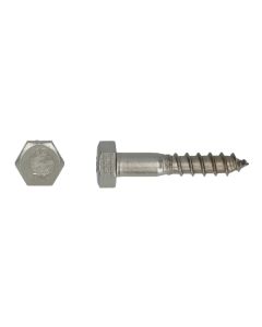 Houtdraadbout DIN 571 Ø6,00x30 A2