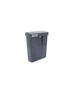 INTERSTEEL Postkast SUMMUS kunststof met slot (2 sleutels) Grijs RAL 7016