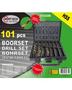 HSS Borenset 101-delig Cobalt gecoat