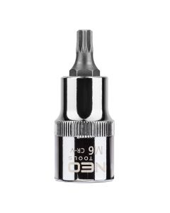 NEO Fijne Torx dop M6, 55mm 1/2 aansluiting, S2 Staal