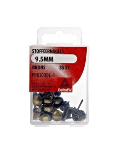 STOFFEERNAGELS BRONS 95MM 35 ST