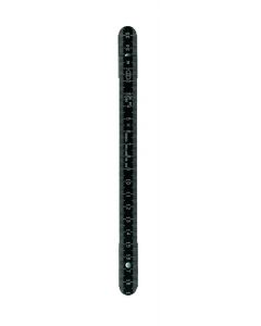Schuil Duimstok, aluminium zwart 1m cm -cm