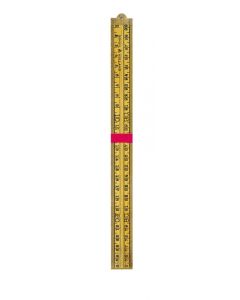 Schuil Timmermans duimstok, hout 1m mm -cm -inch