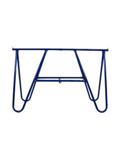 Indutrade Klapschraag 600x1140 blauw gemoffeld, buis: 20x1.2