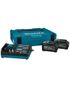 Makita 1911B9-4 Startset XGT DC40RA / 2x BL4040F