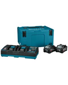 Makita 1911D8-0 Startset XGT DC40RB / 2x BL4040F