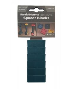StealthMounts Tool Mount Spacer Blocks Afstandhouder - 12mm - Blauw - 6-pack