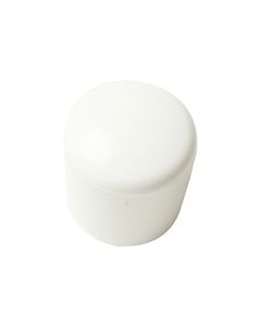 STOELDOP, POOTDOP 22MM WIT ROND