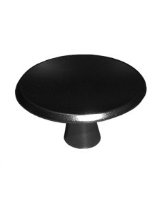 Hermeta KNOP ROND 35MM + BOUT M4 ZWART (3752-70)