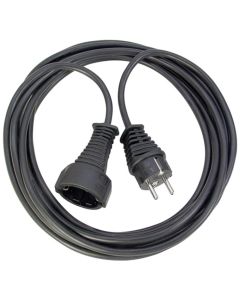 Brennenstuhl Kwaliteits kunststof verlengsnoer 3m zwart H05VV-F 3G1,5