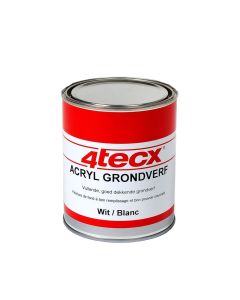 4tecx Acryl grondverf wit 0,75ltr