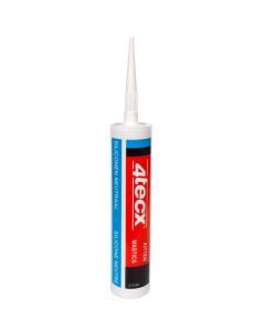 4tecx Siliconenkit neutraal RAL 9001 crème wit 310ml