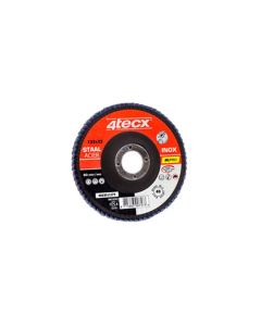 4tecx Vlaklamellenschijf Mega-Line pro 125 x 22 mm R828 korrel 80