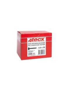 4tecx Snelbouwschroef gefosfateerd grof 3,9 x 55 1000 stuks