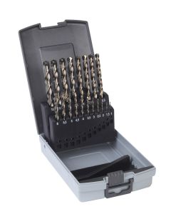 Milwaukee Set HSS-G Co metaalboren in metalen cassette (19-delig)