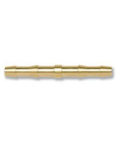 Messing verbinder / slangverbinder / koppelstuk 6 mm tule