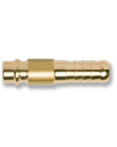 Messing insteekpilaar / pilaar met 13 mm slangtule, Euro passing 