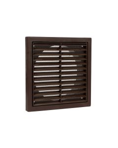 Nedco BV Ventilatierooster vlak model ø 150mm kunststof bruin