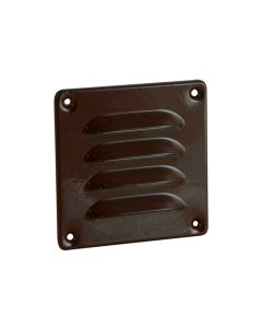 Nedco BV Schoepenrooster 100x100mm aluminium bruin