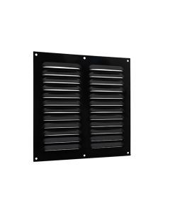 Nedco BV Aluminium schoepenrooster 250x250mm zwart