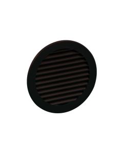 Nedco BV Rond schoepenrooster ø 125mm PS, kunststof bruin