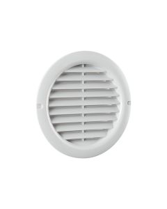 Nedco BV Rond schoepenrooster ø 125mm PS, kunststof grijs