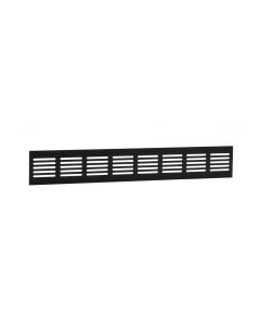 Nedco BV Plintrooster 400x60mm aluminium zwart