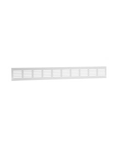 Nedco BV Plintrooster 500x60mm aluminium wit