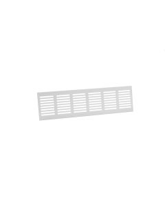 Nedco BV Plintrooster 300x80mm aluminium wit