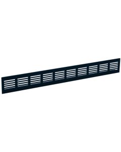 Nedco BV Plintrooster 2000x80mm aluminium zwart