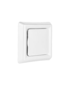Nedco BV Vierkant afzuigventiel met klemmen ø 150mm PP, kunststof wit