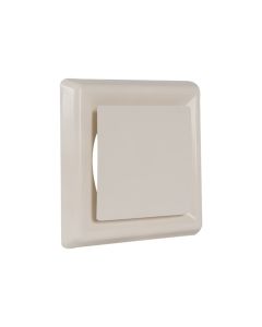 Nedco BV Vierkant afzuigventiel met klemmen ø 150mm PP, kunststof pergamon