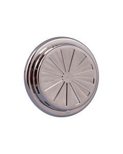 Nedco BV Verstelbaar ventilatierooster ø 100-150mm PP, kunststof chroom