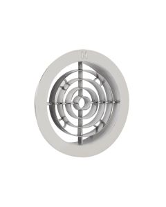 Nedco BV Ventilatierooster ø 120mm PP, kunststof chroom