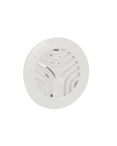 Nedco BV Ventilatierooster Ø100mm wit met klemmen, met gaas