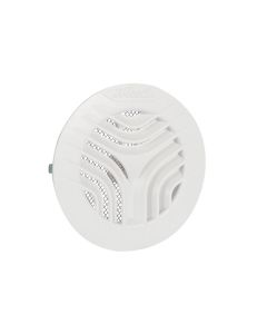 Nedco BV Ventilatierooster Ø110mm wit met klemmen, met gaas