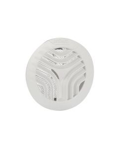 Nedco BV Ventilatierooster Ø125mm wit met klemmen, met gaas