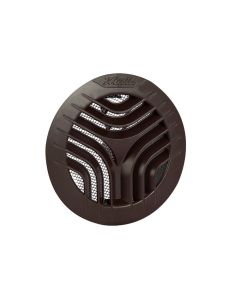 Nedco BV Ventilatierooster Ø125mm bruin met klemmem, met gaas