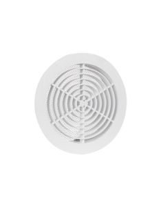 Nedco BV Ventilatierooster Ø160mm wit met klemmen, met gaas
