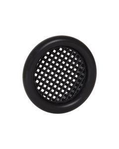 Nedco BV Ventilatierooster ø 32mm met kraag PS, kunststof zwart