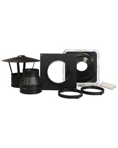 Nedco BV DW 150mm accessoireset dakdoorvoer Zwart