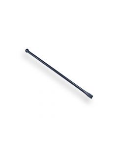 DE WIT Stootijzer 100cm rond knop/platte bek