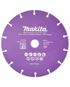 Makita B-53702 Doorslijpschijf 180x22,23x1,3mm