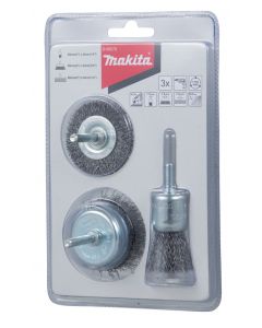 Makita D-66070 Borstelset 3-delig