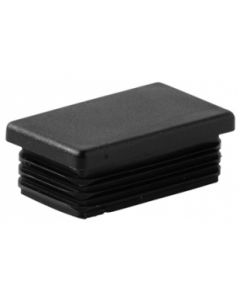 INSLAGDOP ZWART 30MM X 20MM RECHTHOEKIG