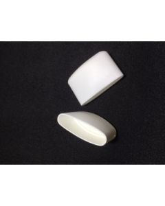 STOELDOP, POOTDOP WIT ELIPS 41X16MM