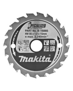 Makita B-16885 Cirkelzaagblad Hout