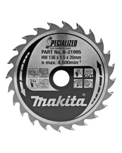 Makita B-21995 Cirkelzaagblad Hout